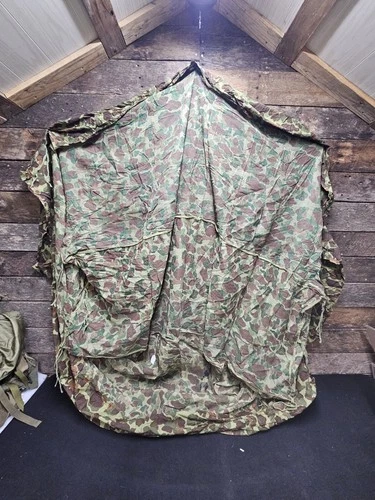 WW2 USMC Camouflage Mosquito Netting For Cot Military