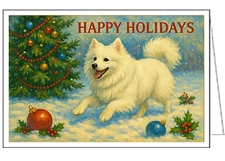 American Eskimo Christmas Cards - Set of 6