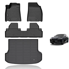 KELCSEECS® Floor Mats & Cargo Liner Custom for Lexus RX 2010-2015,All Weather Pr