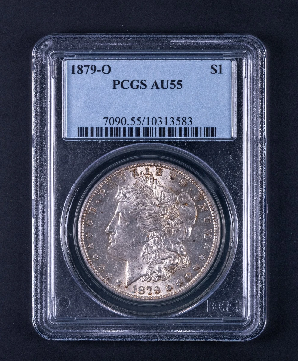 New Orleans AU 55 Graded 1879 Year Morgan US Dollars (1878-1921