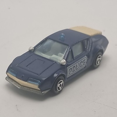 Vintage Majorette Renault Alpine A 310 Polizeiauto Diecast Modell Nº264 Playworn
