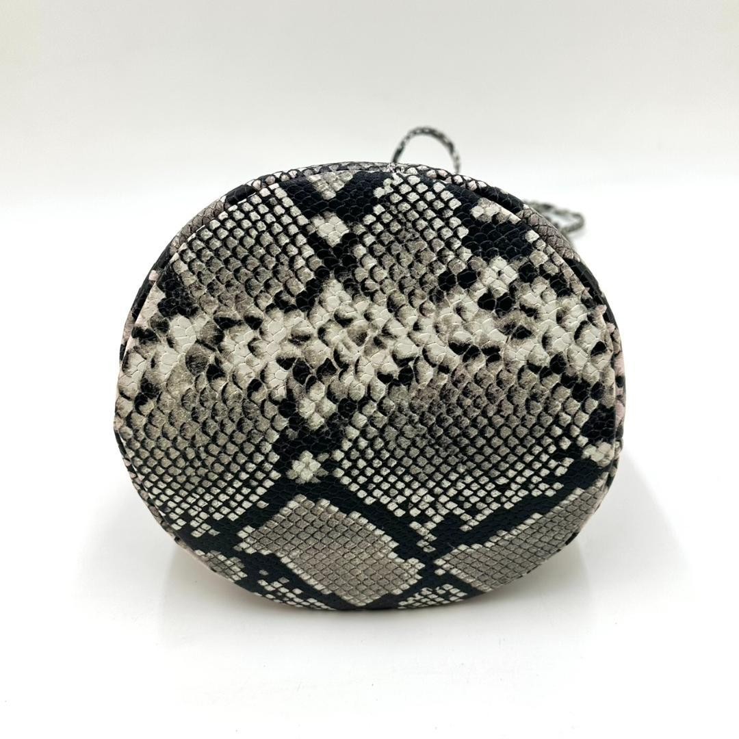 Marco Masi Python Embossed Leather Shoulder Bag T… - image 8