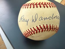 Ray Dandridge Signed ONL Rawlings Baseball