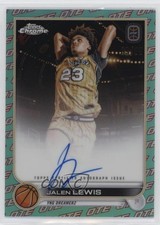 2022 Chrome OTE Overtime Elite Aqua & Red Refractor 89/99 Jalen Lewis Auto 0jd0