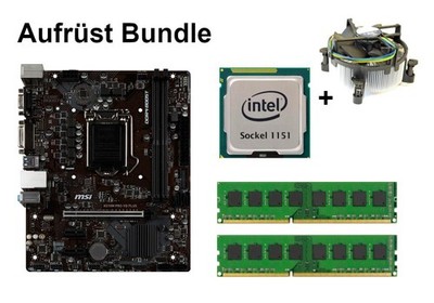 Bundle MSI H310M Pro-VD Plus + Intel Core i3 i5 i7 CPU + 8GB bis 16GB RAM wählba