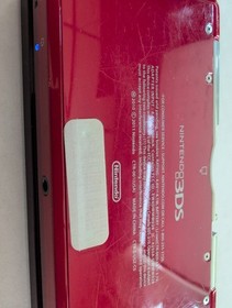 Nintendo 3DS Handheld System Flame Red Working