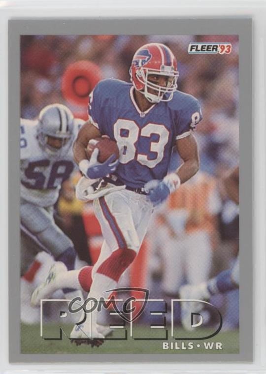 1993 Fleer Shell FACT (Football & Academics: A Championship Team) Andre Reed 3c7
