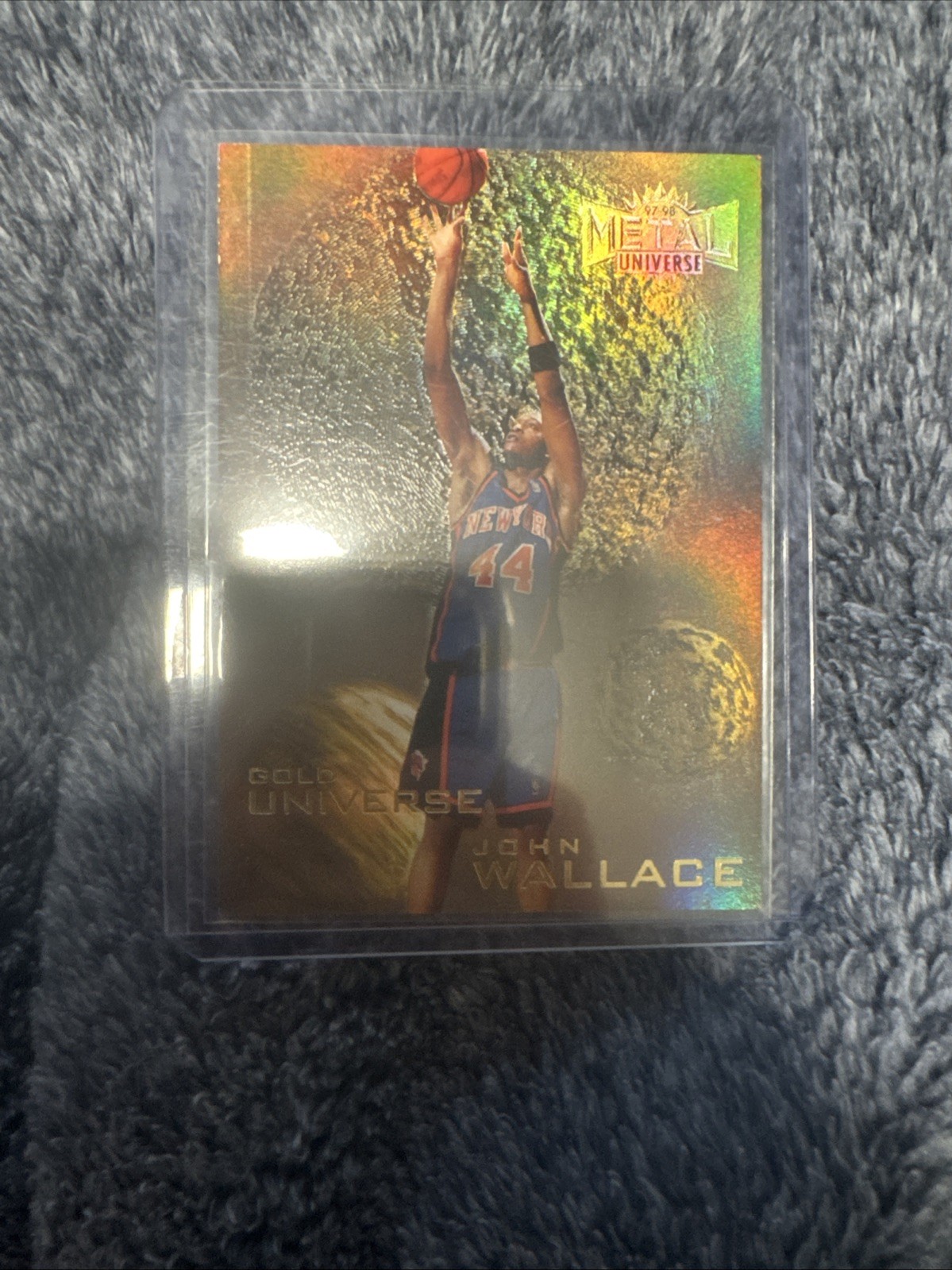 John Wallace 1997-98 Metal Universe GOLD Universe SSP 1:12,000 Card #5 🔥RARE🔥