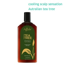 Agadir tea tree shampoo 12.4 fl oz- biotin/aloe vera, sulfate free, invigorating