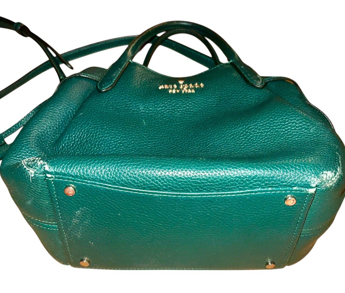 Kate Spade New York Dumpling Satchel Green Arugula Crossbody Purse