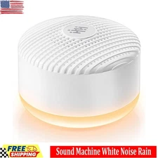 Sound Machine White Noise Rain Ocean Soothing Sounds Therapy Relax Sleep Music