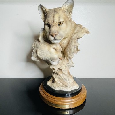 Mill Creek Studios Limited Edition ''Courtship'' Mountain Lion Sculpture Signed