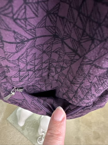 Women's Lucy Blackberry/Black Geometric Print Active Fitness Fix Tank Top Sz XL - Picture 11 of 12