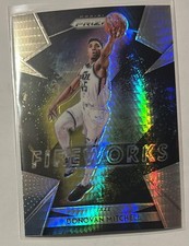 2018-19 Panini Prizm #16 Donovan Mitchell Fireworks Hyper