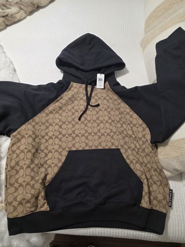 Coach Black Khaki NWT Signature Hoodie 3X Women's / Men's