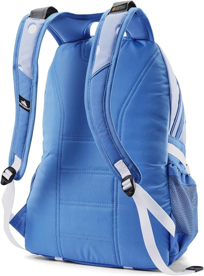 High Sierra Loop Backpack Polka Dot Travel Work Bag w/ Tablet Sleeve 19"
