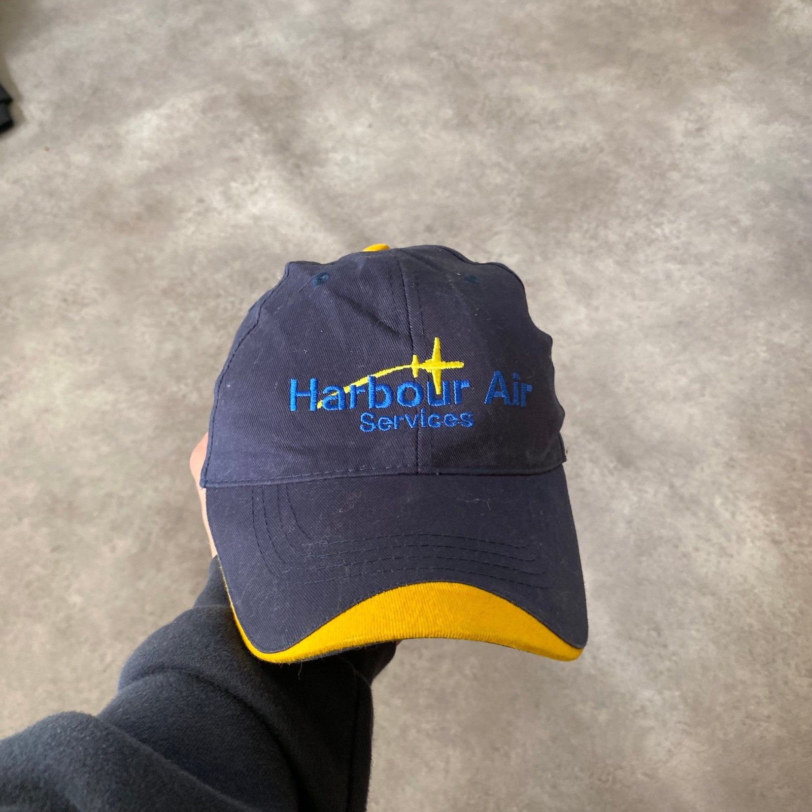Hit Wear Harbour Air Services Baseball Cap Mens One Size Vintage Embroidered Log