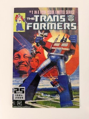 Transformers #1 Comic 25 Year Anniversary 1984-2009 Reissue