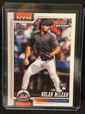 Nolan McLean 2026 Topps Rip Night Base Variation #BB21 (RC) - New York Mets