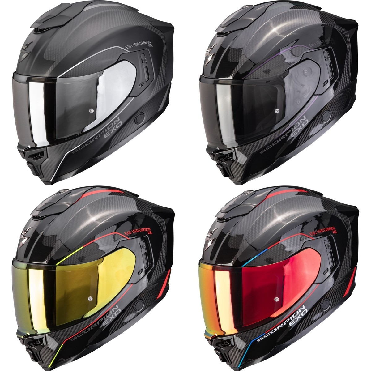 Scorpion - Motorcycle Helmet - EXO-1500 Carbon Air Mundi