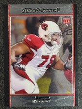 2007 Bowman Chrome #BC85 Alan Branch Rookie Card RC Arizona Cardinals. rookie card picture