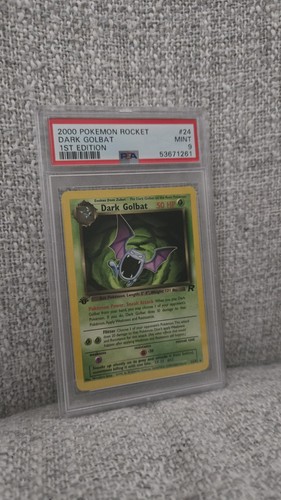 Dark Golbat (1st Edition) graded PSA 9 for sale on eBay
