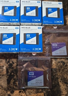 PACK OF 7---- WD BLUE SATA SSD 3D NAND 1 TB