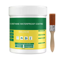 Transparent Waterproof Sealant Coating with Brush – Polyurethane Leak Repair for