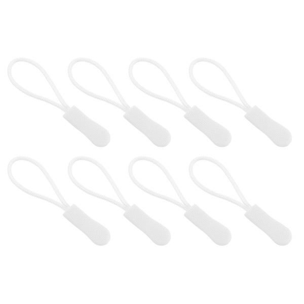 50 StüCk ReißVerschluss-ZugverläNgerungen FüR Zipper Pulls, 63,3Mm Weiß-image