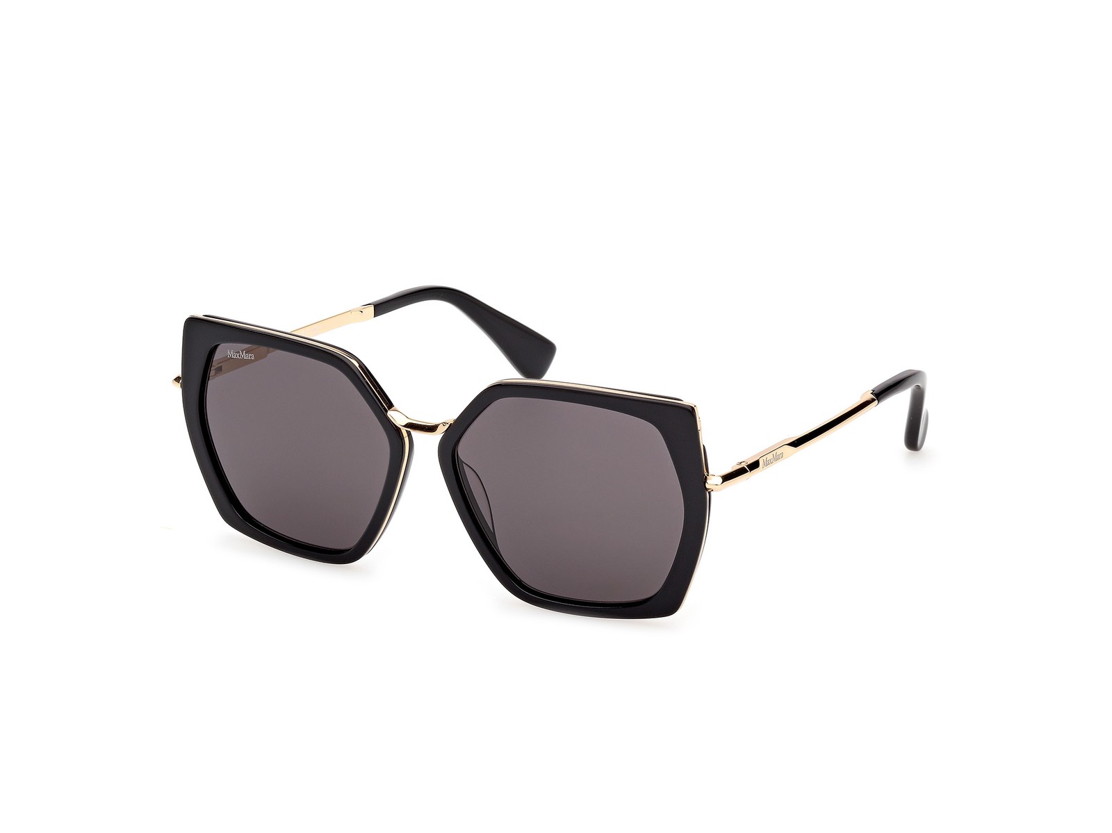 Max Mara Sonnenbrille MM0136 MILLER-5 01A Black Smoke Damen 37690₽