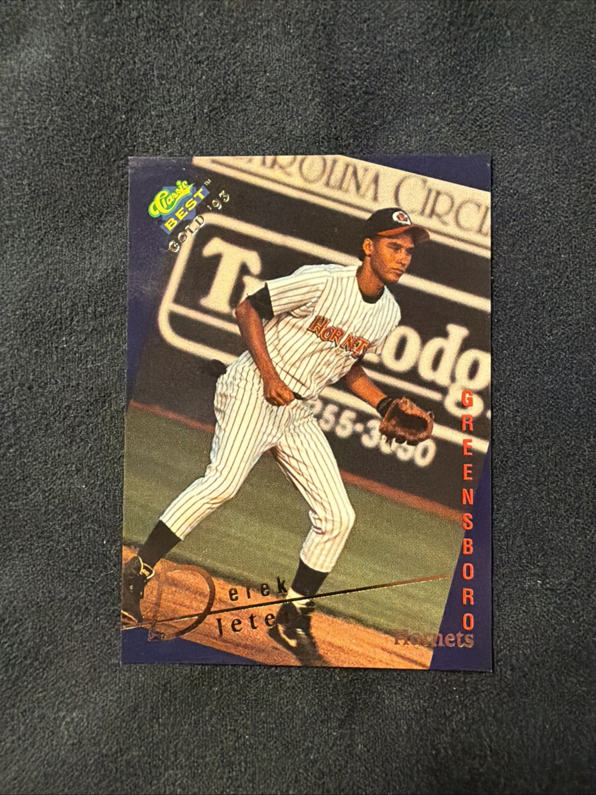 Derek Jeter 1993 Classic Best GOLD #115 MiLB Rookie RC NM/MT Greensboro Hornets