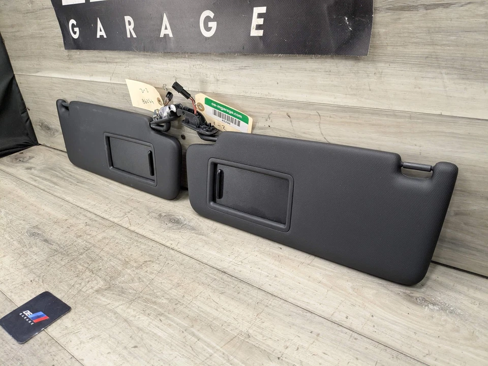 Conjunto de parasol delantero izquierdo derecho 18-24 OEM AUDI S5 A5 Q5 SQ5 PAR negro Foto 3 de 4