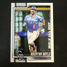 2026 Topps Series 1 Celebration Brenton Doyle Walk This Way SP #164