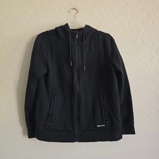 Figs Disney Black Scrub Hoodie Full Zip Jacket Size Medium