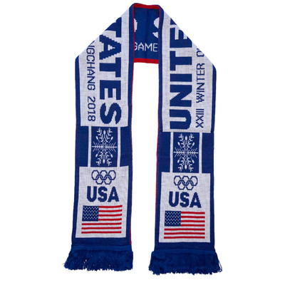 USA 2018 WINTER OLYMPICS CLASSICS FANS FAVORITE TEAM USA SCARF