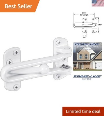 Child-Safe Defender Swing Bar Lock   Durable Zinc Construction, 3-7/8 in. Length