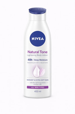 NIVEA BODY LOTION: WHITENING SATIN EFFECT 400ML