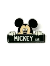 Disney Trading Pin - Mickey Ave - Disney Street Sign Mickey Mouse
