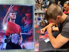 Jackson Drake Signed Metallic 8x10 Proof WWE ID Promo NXT Vanity Project