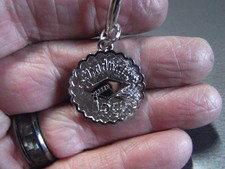 Unique Collectible Keychains 1"in Silver Tone Graduation Day