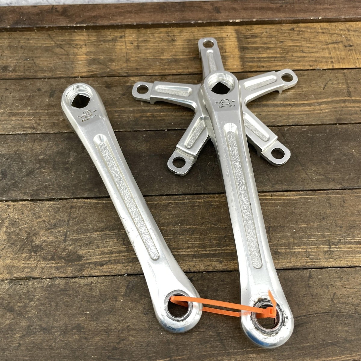 Vintage Shimano Golden Arrow Crank Arms Set BMX Road FC-S105 170mm