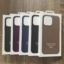 Original Leather Case Cover For iPhone 15/15ProMax MagSafe Magnetic Charging