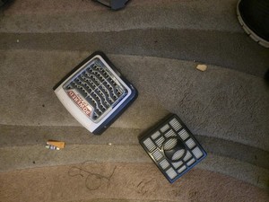 Shark NZ801UK 31 Staubsaugerteil Post Motor Filterabdeckung