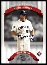 Gabe Kapler 2002 Donruss Classics #91 Rangers MLB READ FREE SHIP AutographDen