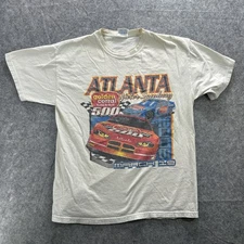 Vintage Atlanta Motor Speedway Shirt Mens Large NASCAR Racing Golden Corral 2000