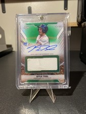2025 Topps Pro Debut Kyle Teel Jumbo Auto Chrome Jersey Green Refractor #/99
