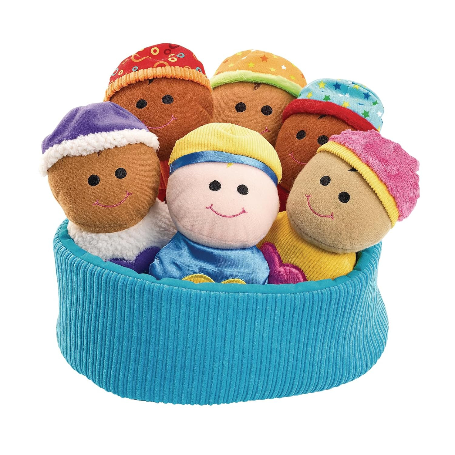 6 Sensory Baby Dolls, 7.25 Inches by 4.25 Inches, Perfect fo