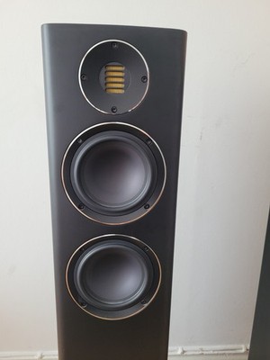 2x Elac Carina FS247.4 Schwarz matt Standlautsprecher
