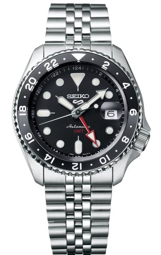 Seiko 5 Sports Watch Automatic Mechanical Gmt Skx Sports Style Ssk001k1 Black
