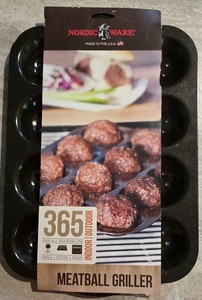Nordic Ware Meatball Griller  New